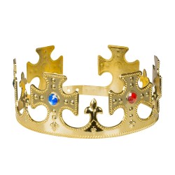 COURONNE DE ROI EN PLASTIQUE REGLABLE
