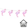 GUIRLANDE LUMINEUSE DE 10 LEDS DE FLAMANT ROSE 140 CM 