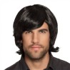 PERRUQUE HOMME SPIKE CHEVEUX NOIRS PERRUQUE HOMME SPIKE CHEVEUX NOIRS