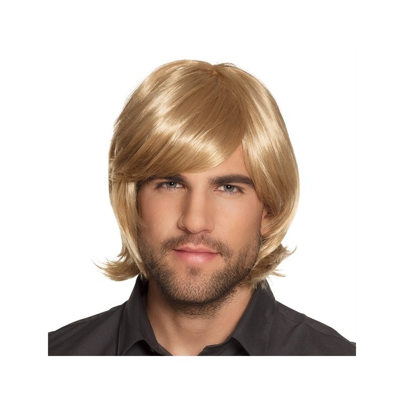 PERRUQUE HOMME SPIKE CHEVEUX BLONDS