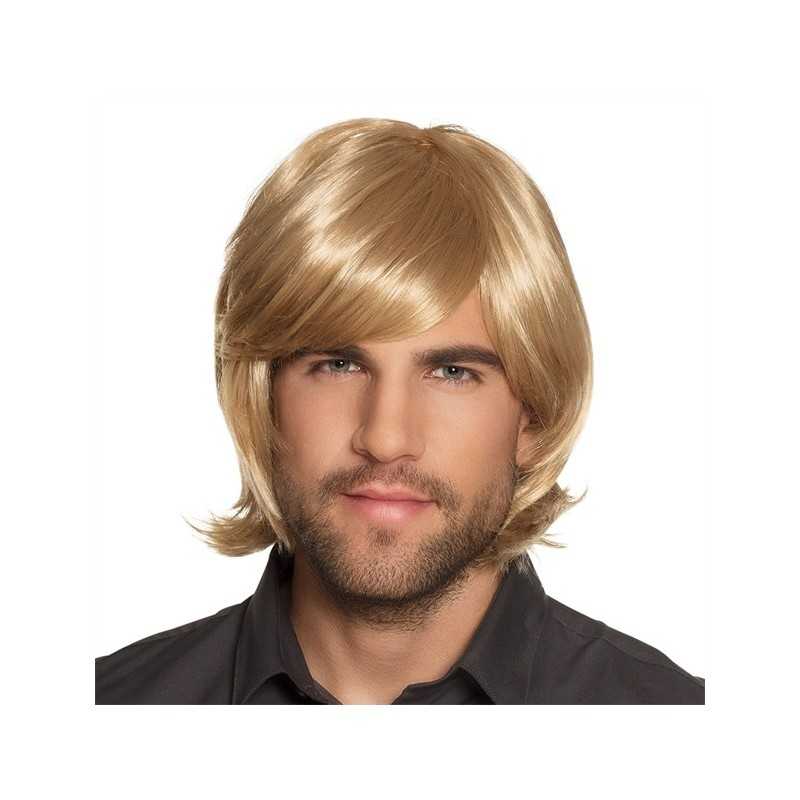 PERRUQUE HOMME SPIKE CHEVEUX BLONDS