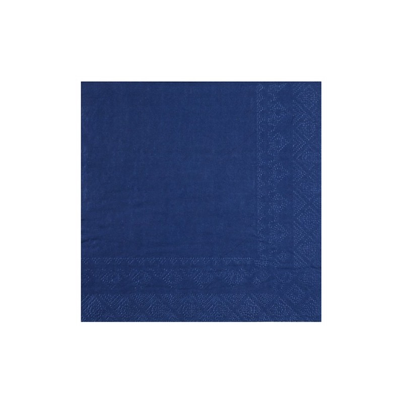 25 SERVIETTES PAPIER CRYSTAL BLEU ROI COL 8 33 X 33 CM 25 SERVIETTES PAPIER CRYSTAL BLEU ROI COL 8 33 X 33 CM