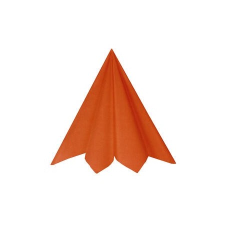 20 SERVIETTES RAINBOW AIRLAID ORANGE 40 X 40 CM 