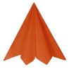 20 SERVIETTES RAINBOW AIRLAID ORANGE 40 X 40 CM  20 SERVIETTES RAINBOW AIRLAID ORANGE 40 X 40 CM
