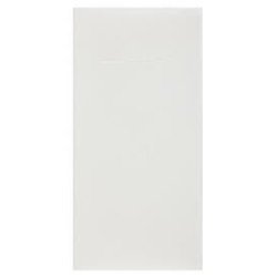 12 SERVIETTES PORTE COUVERT ETERNITY AIRLAID BLANC 40 X 40 CM