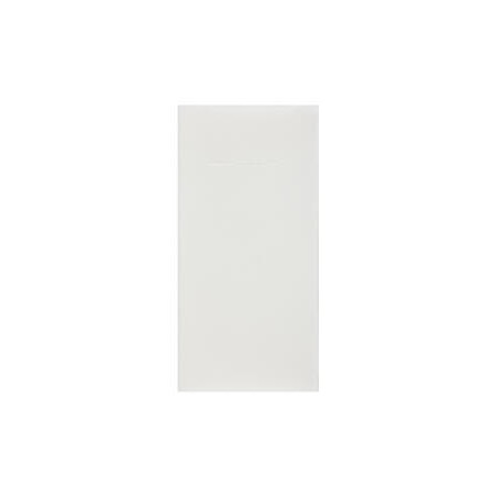 12 SERVIETTES PORTE COUVERT ETERNITY AIRLAID BLANC 40 X 40 CM