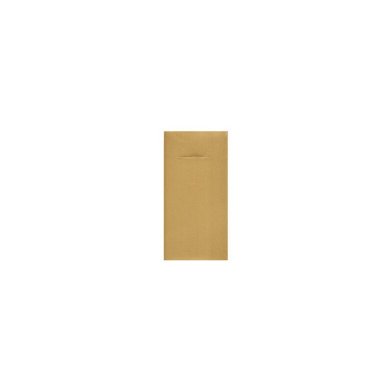 12 SERVIETTES PORTE COUVERT ETERNITY AIRLAID OR 40 X 40 CM