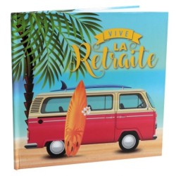 LIVRE D'OR VIVE LA RETRAITE BUS WW + PALMIER