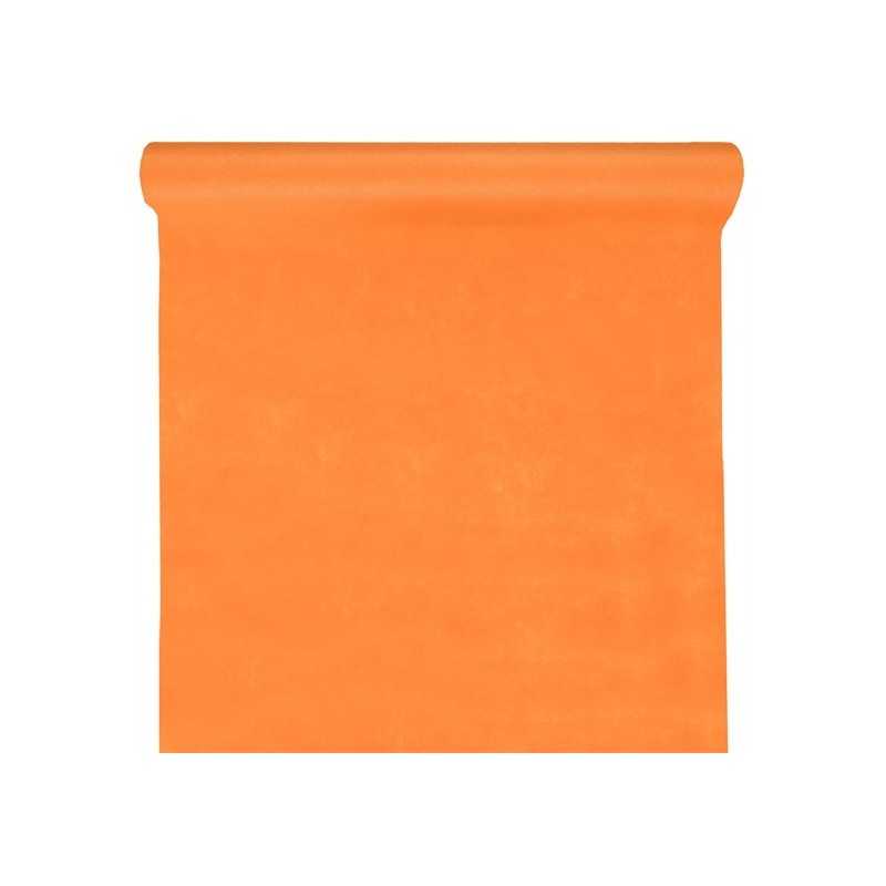 NAPPE SPUNBOND 60G/ M2 ORANGE EN ROULEAU 1,20 M X 10 M
