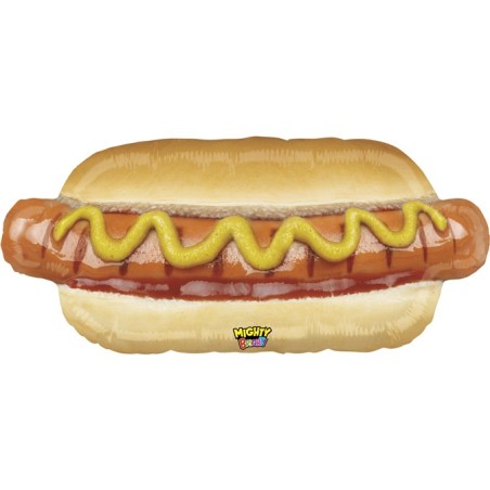 BALLON METALLIQUE HOT DOG THEME PARTY FOOD 81 CM