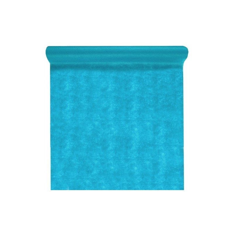 NAPPE SPUNBOND 60G/ M2 BLEU AQUA OU TURQUOISE EN ROULEAU 1,20 M X 10 M NAPPE SPUNBOND 60G/ M2 BLEU AQUA OU TURQUOISE EN ROULEAU 1,20 M X 10 M