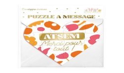 PUZZLE AFFECTIF EN COEUR ATSEM MERCI POUR TOUT!