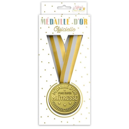 MEDAILLE D'OR D'UNE SUPER MAITRESSE 