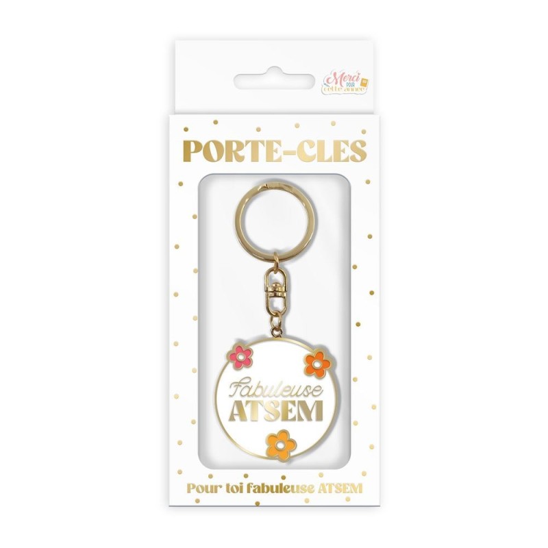 PORTE CLES FABULEUSE ATSEM PORTE CLES FABULEUSE ATSEM
