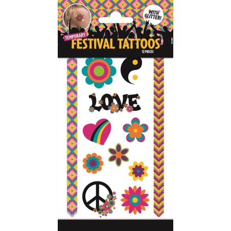 TATTOOS FESTIVAL PEACE AND LOVE