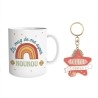 COFFRET CADEAU MUG SUPER NOUNOU + PORTE CLES UNE NOUNOU D'ENFER COFFRET CADEAU MUG SUPER NOUNOU + PORTE CLES UNE NOUNOU D'ENFER