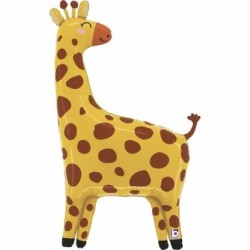 BALLON METALLIQUE GIRAFE 104 CM
