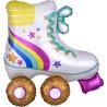 BALLON METALLIQUE ROLLER SKATE ANNEES 80 TAILLE 71 X 76 CM BALLON METALLIQUE ROLLER SKATE ANNEES 80 TAILLE 71 X 76 CM