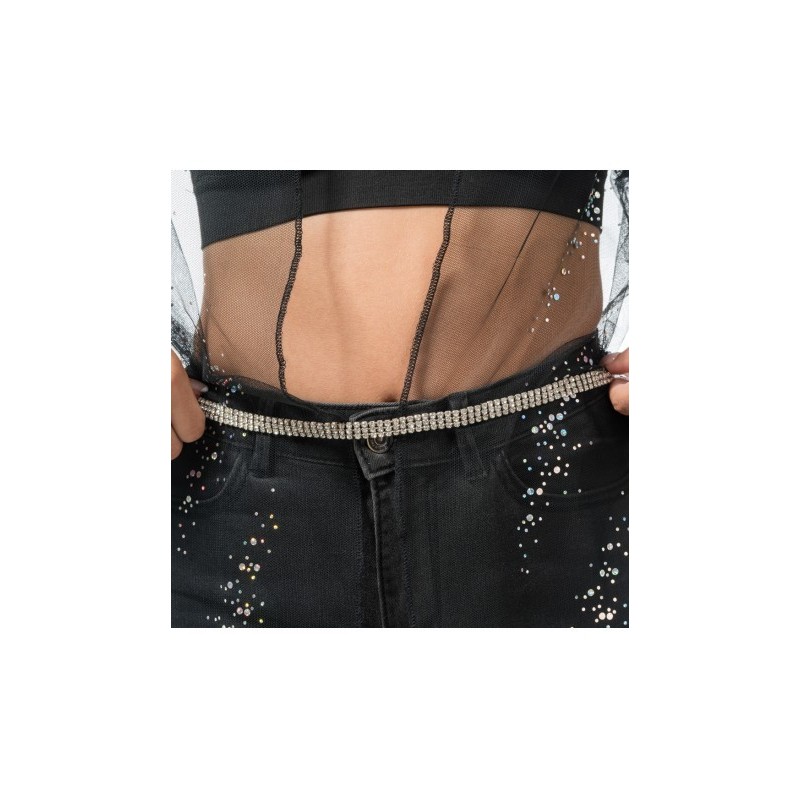 CEINTURE STRASS ARGENT TU - 113CM CEINTURE STRASS ARGENT TU - 113CM