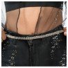 CEINTURE STRASS ARGENT TU - 113CM