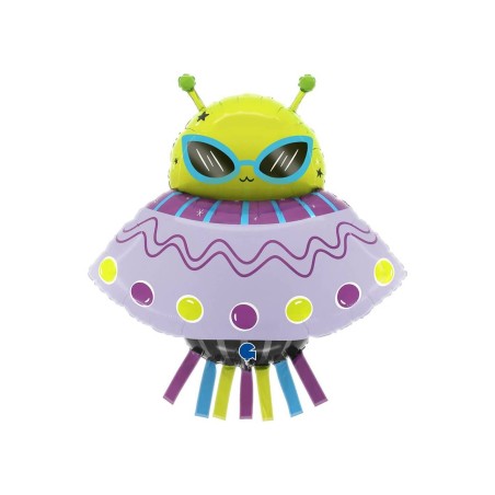 BALLON METALLIQUE ADORABLE ALIEN EXTRA TERRESTRE 74 CM