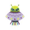 BALLON METALLIQUE ADORABLE ALIEN EXTRA TERRESTRE 74 CM