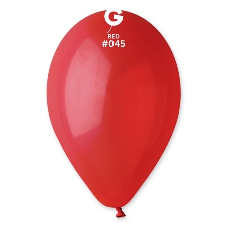 10 BALLONS ROUGE FONCE BIO LATEX 30 CM