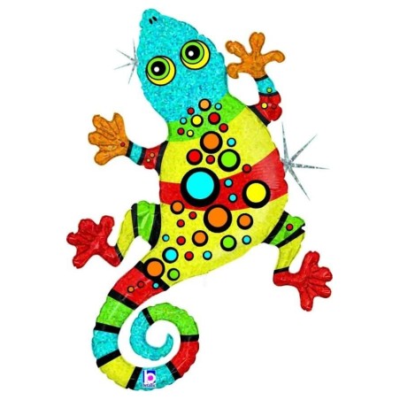 BALLON METALLIQUE LEZARD GECKO 99 CM 
