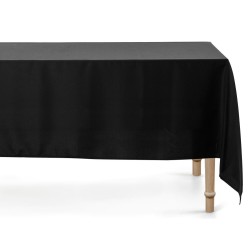 NAPPE EN TISSU NOIR 180 CM X 300 CM