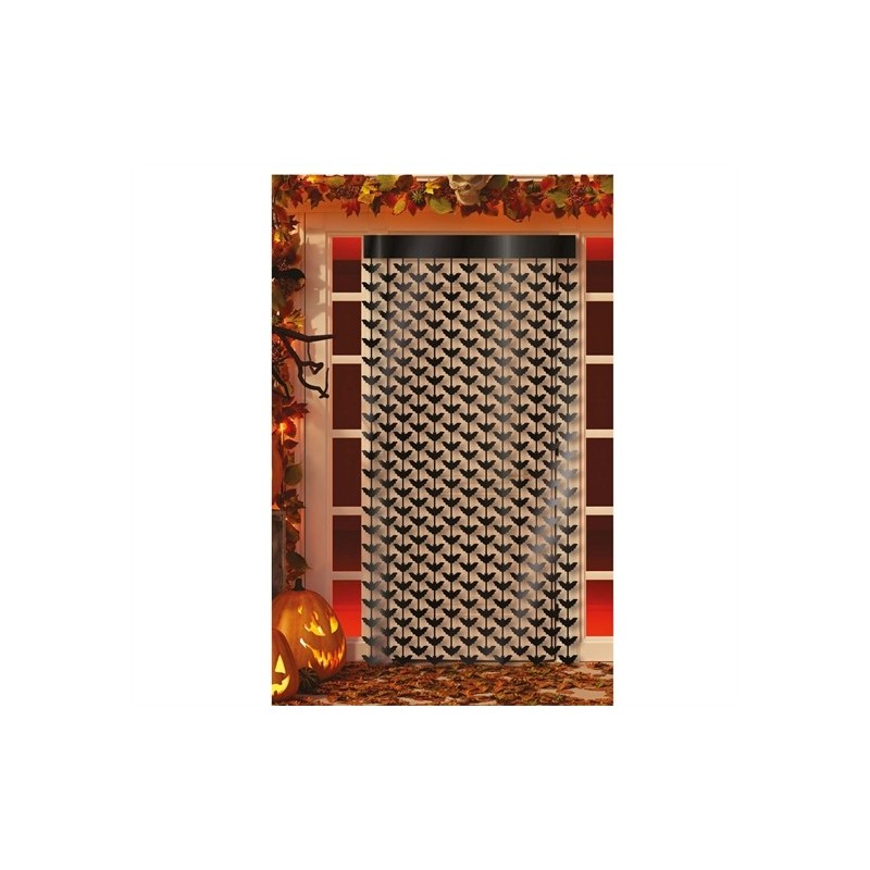 RIDEAU DECORATION CHAUVE SOURIS NOIRE 100 X 200 CM RIDEAU DECORATION CHAUVE SOURIS NOIRE 100 X 200 CM