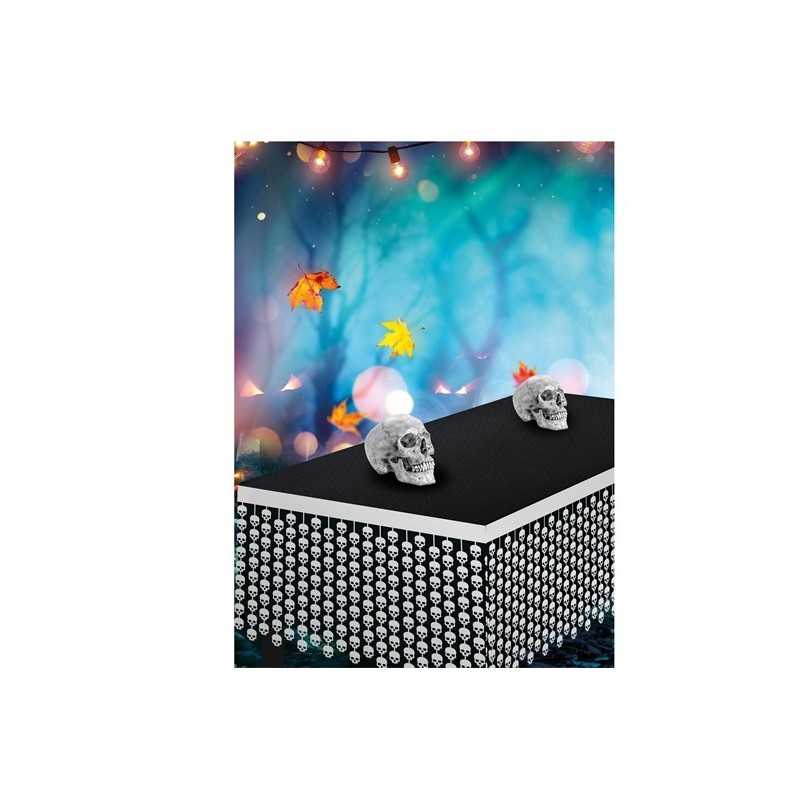 RIDEAU DECORATION DE TABLE CRANE BLANC 400 X 70 CM