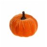 CITROUILLE VELOURS ORANGE 7 X 4 X 7 CM 