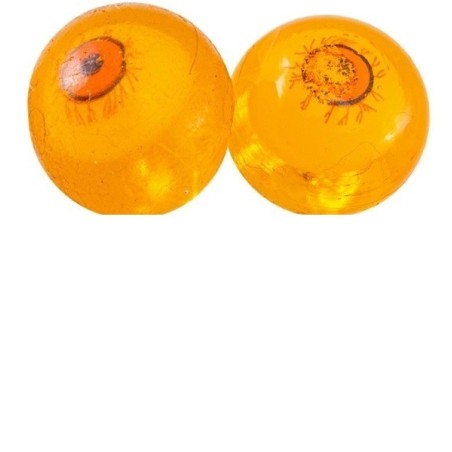2 YEUX GLUANTS ORANGE ET VERT 