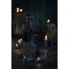 STATUE CORBEAU SUR CRANE VELOURS NOIR 13CM X 8CM X 22CM STATUE CORBEAU SUR CRANE VELOURS NOIR 13CM X 8CM X 22CM