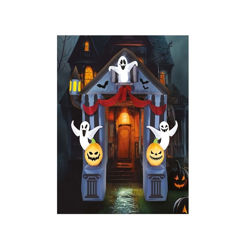 ARCHE HALLOWEEN MAISON HANTEE GONFLABLE 240 X 200 CM ARCHE HALLOWEEN MAISON HANTEE GONFLABLE 240 X 200 CM