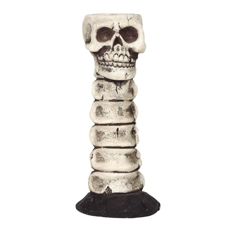 CHANDELIER TETE DE MORT EN RESINE 17 CM CHANDELIER TETE DE MORT EN RESINE 17 CM