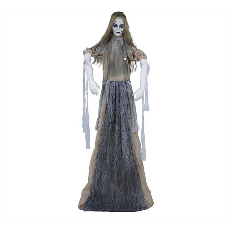 DECORATION FEMME GHOST SUR PIED SON ET MOUVEMENT 195 CM 