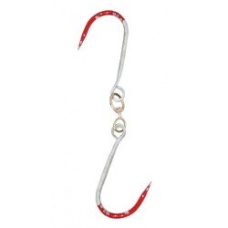 CROCHET DOUBLE METAL ENSANGLANTE 8 X 34 CM 