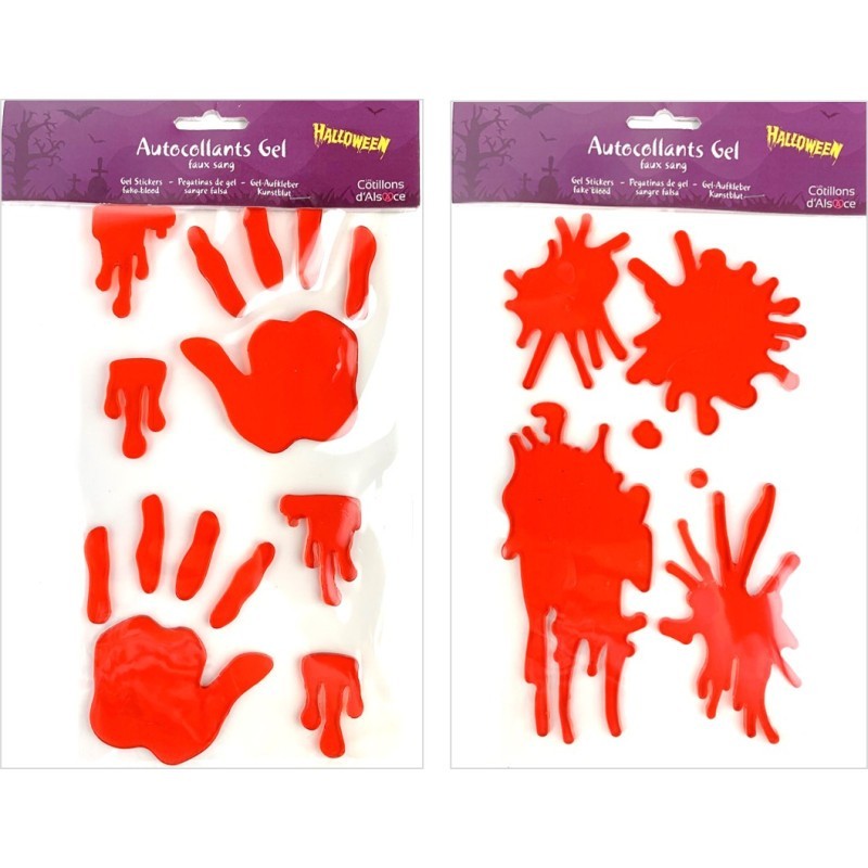 DECORATION HALLOWEEN TRACE DE SANG GEL  DECORATION HALLOWEEN TRACE DE SANG GEL