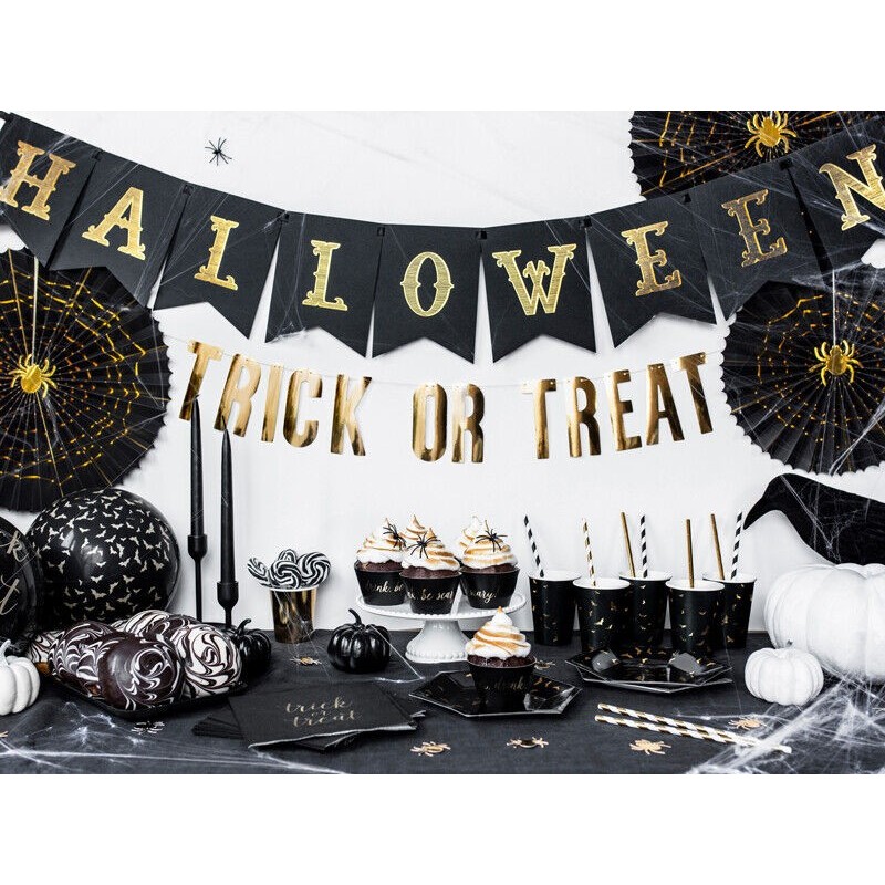 BANNER OU GUIRLANDE HAPPY HALLOWEEN 2.5 M NOIRE BANNER OU GUIRLANDE HAPPY HALLOWEEN 2.5 M NOIRE