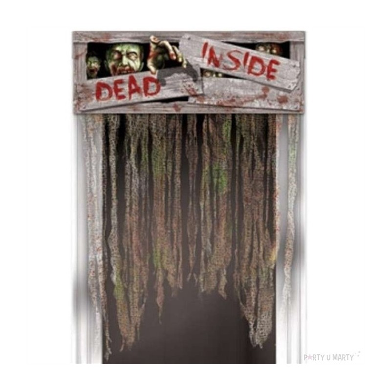 DECORATION RIDEAU DE PORTE HALLOWEEN DEAD INSIDE 137.1 x 96.5 CM DECORATION RIDEAU DE PORTE HALLOWEEN DEAD INSIDE 137.1 x 96.5 CM