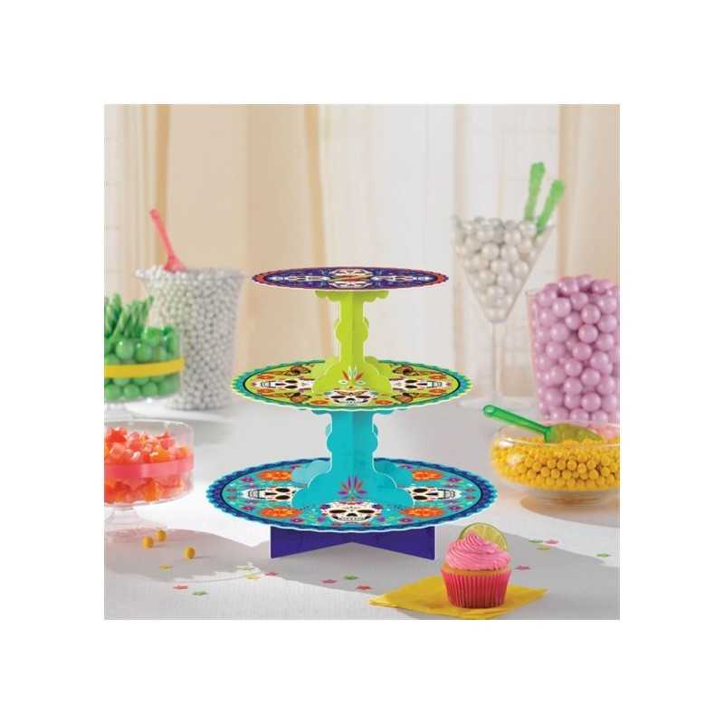 STAND A CUP CAKE DAY OF DEAD 29.2 X 29.8 CM 