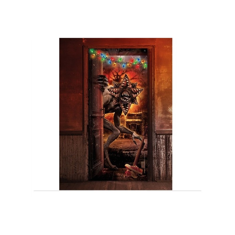 DECORATION HALLOWEEN FLEURS MONSTRE 80 X 180 CM