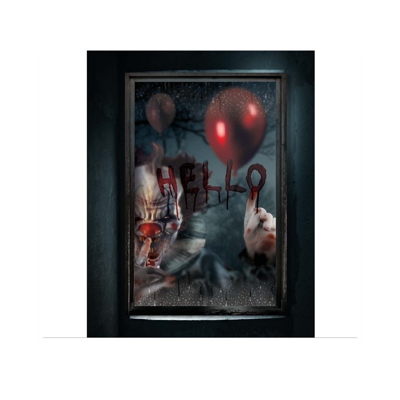 DECORATION HALLOWEEN CLOWN 80 X 120 CM