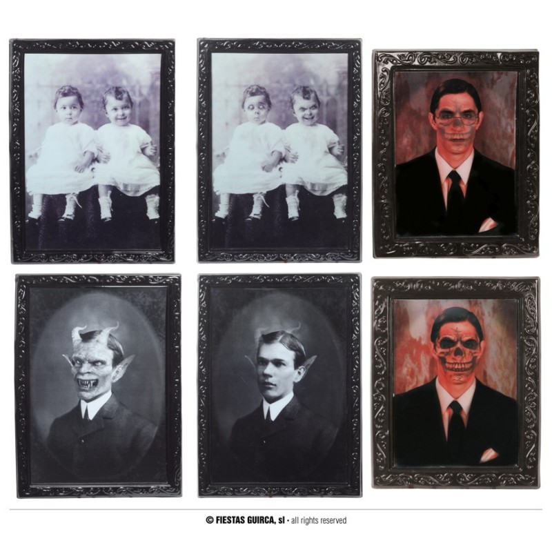 1 CADRE HOLOGRAPHIQUE TERREUR 35.5 X 48.5 CM 1 CADRE HOLOGRAPHIQUE TERREUR 35.5 X 48.5 CM