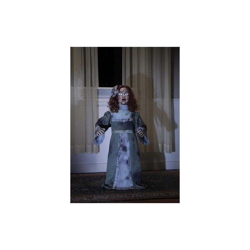 DECORATION HALLOWEEN FILLETTE SOMNANBULE SON ET MOUVEMENT