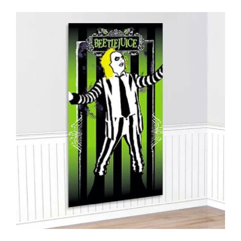 SCENE HALLOWEEN BEETLEJUICE 85 X 165.1CM SCENE HALLOWEEN BEETLEJUICE 85 X 165.1CM