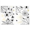 STICKER DE VITRE HALLOWEEN ARAIGNEES STICKER DE VITRE HALLOWEEN ARAIGNEES