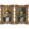 TABLEAU PORTRAIT DE FAMILLE HALLOWEEN HOLOGRAPHIQUE 30.4 X 41.9 CM