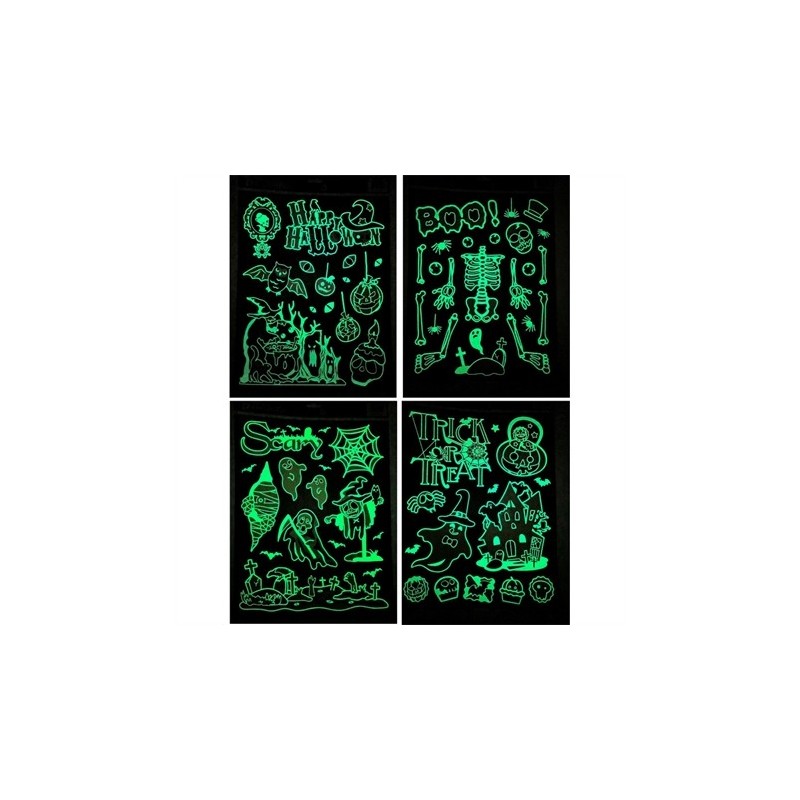 VITROPHANIE PHOSPHO GLOW 42X30 CM 4 MODELES ASSORTIS VITROPHANIE PHOSPHO GLOW 42X30 CM 4 MODELES ASSORTIS